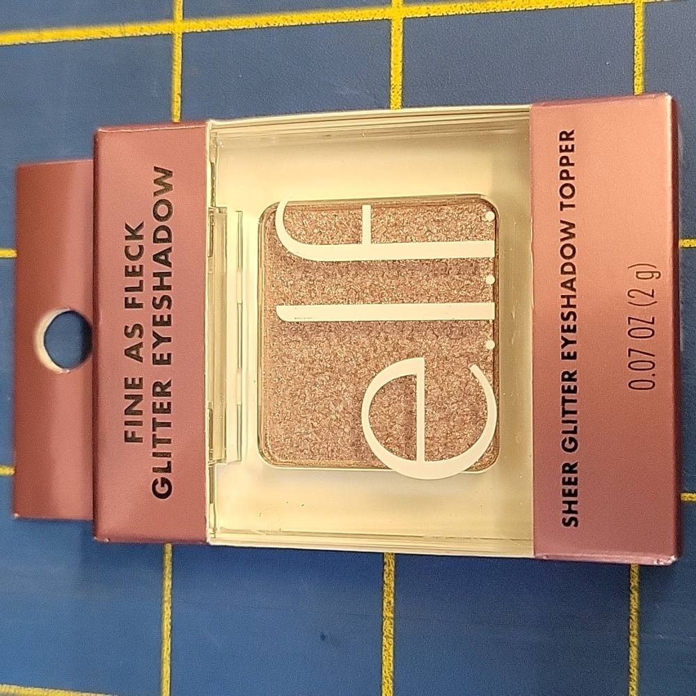 Elf Fine As Fleck Glitter Eyeshadow Topper 2g New Pop Off Pink
